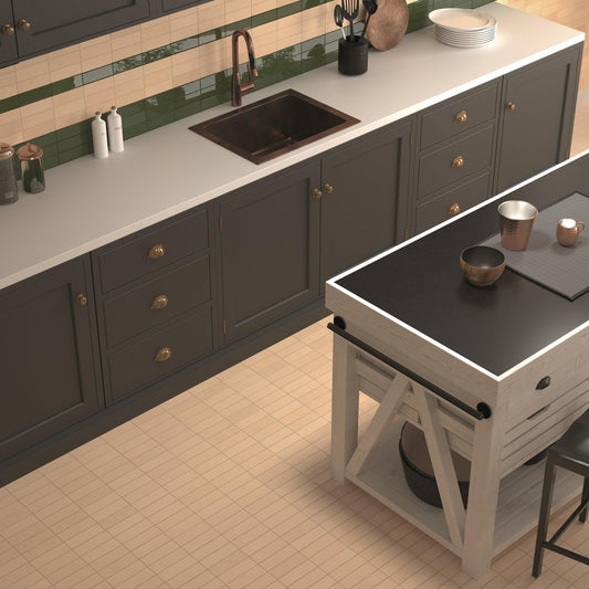 Small Format Emelia Natural Matt Porcelain Tile 5 x 15cm-Delforno-Delforno