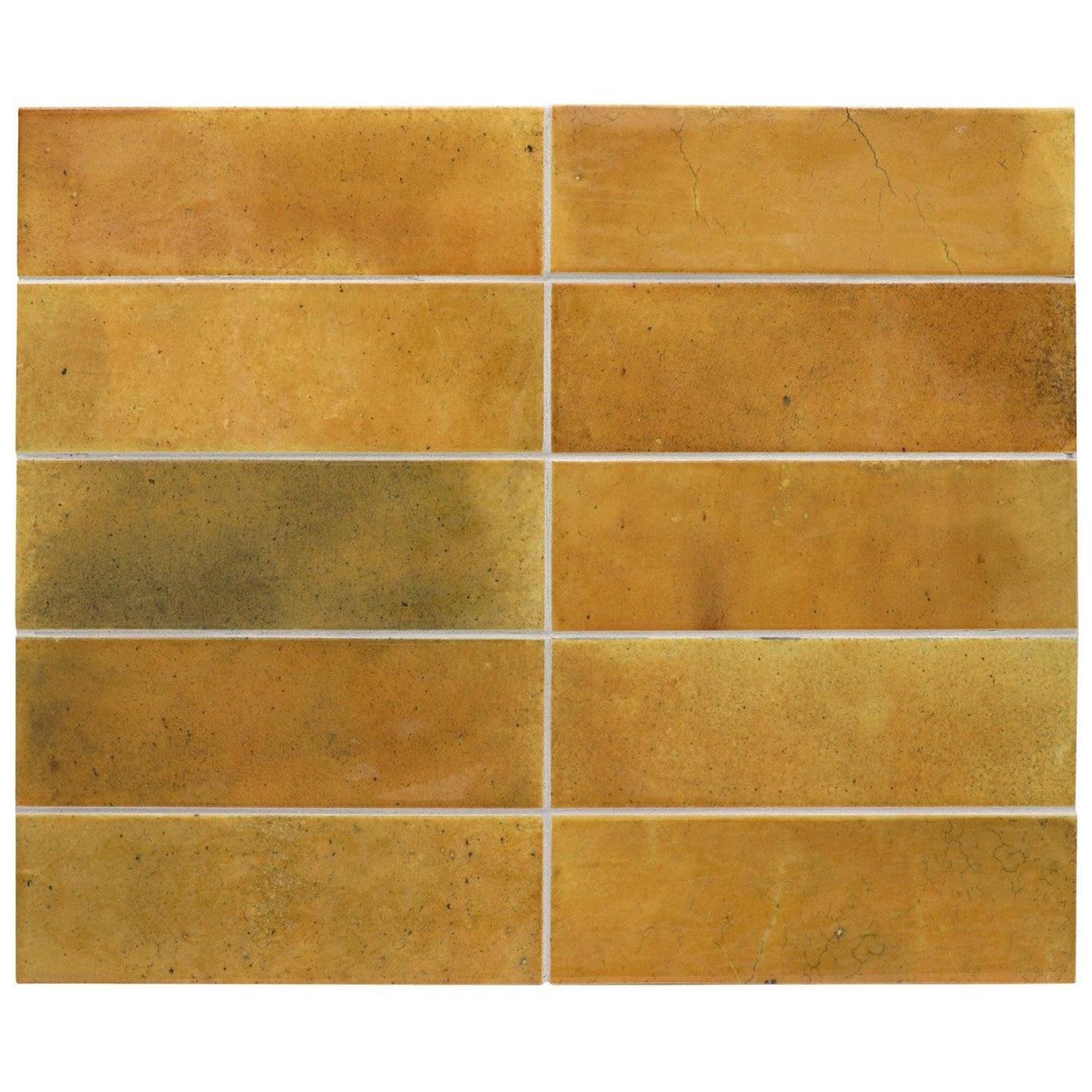 Small Format Hanoi Caramel Ceramic Tile 6.5 x 20cm-Delforno-Delforno