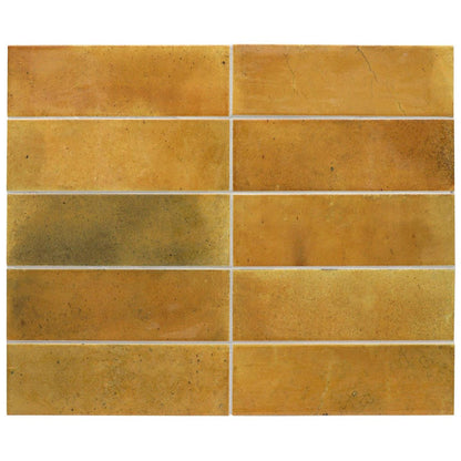Small Format Hanoi Caramel Ceramic Tile 6.5 x 20cm-Delforno-Delforno