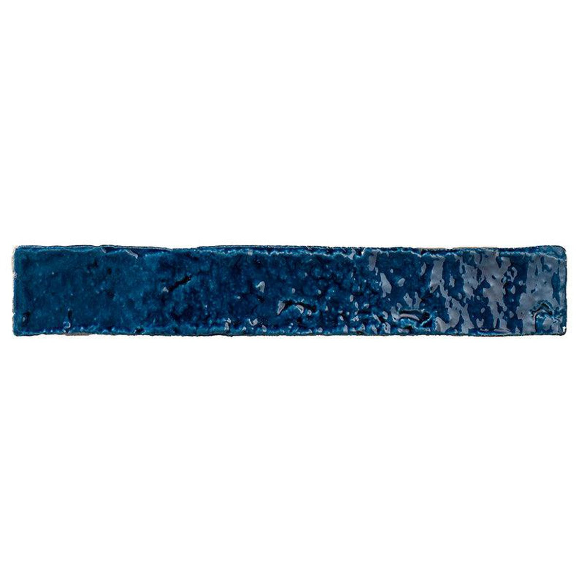 Small Format Indigo Craquelle Porcelain Tile 3.8 x 23.5cm-Delforno-Delforno