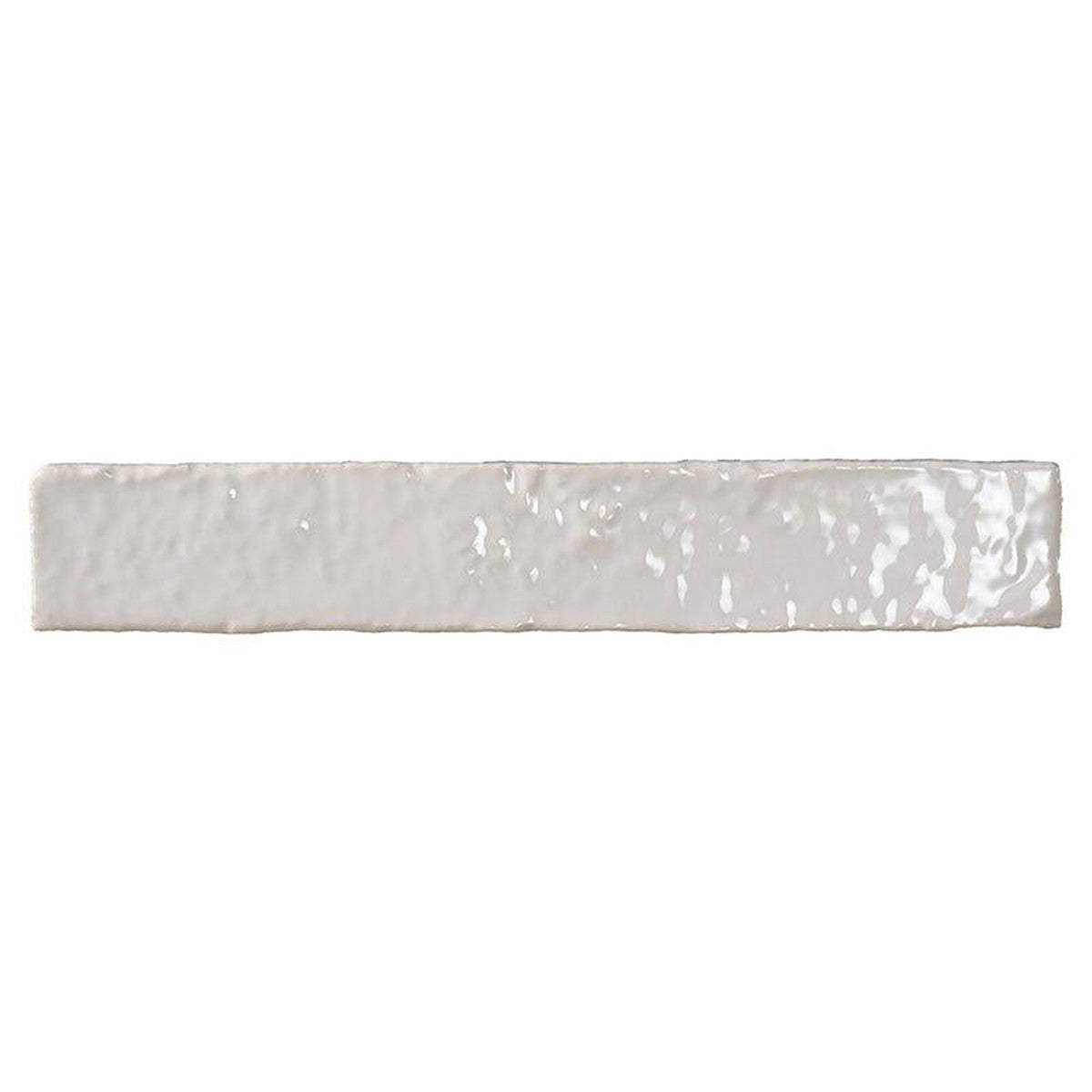 Small Format Luminous Snow Brick Porcelain Tile 3.8 x 23.5cm-Delforno-Delforno