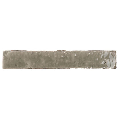Small Format Olive Brick Porcelain Tile 3.8 x 23.5cm-Delforno-Delforno