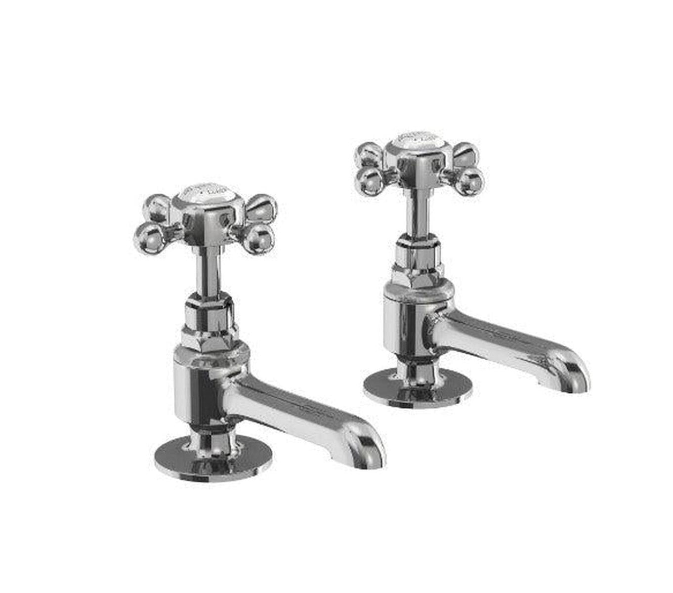 Stafford Quarter Turn Long Nose Basin Pillar Taps STA12QT-Delforno-Delforno