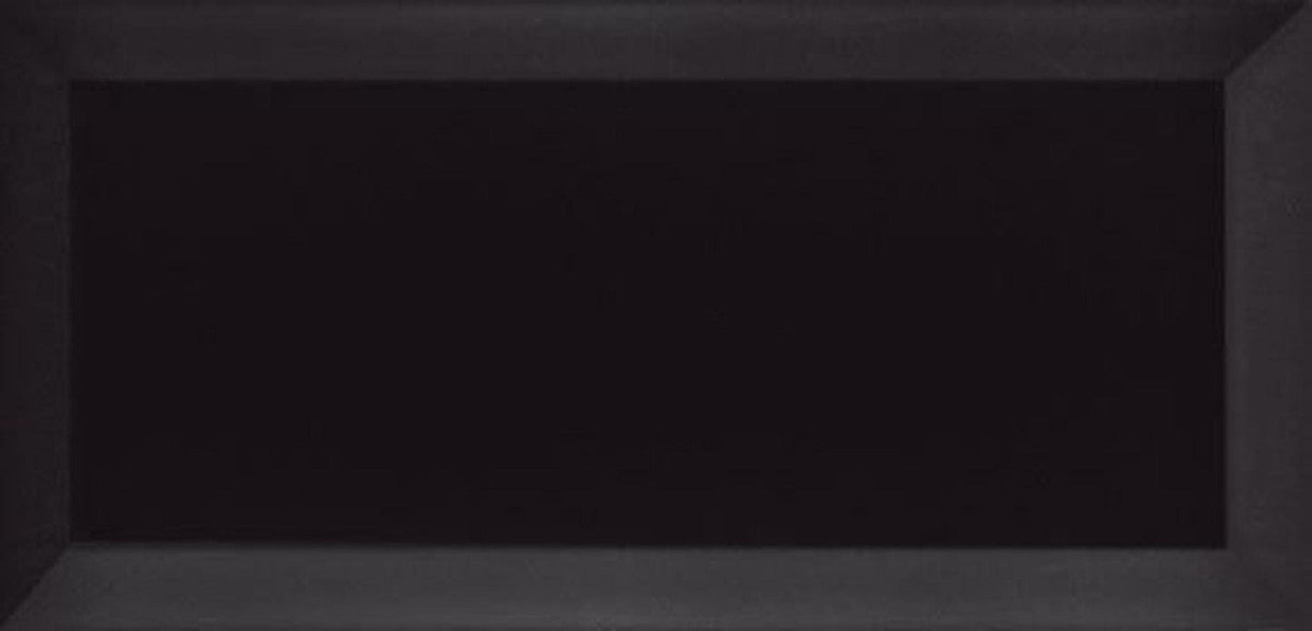 Subway Collection Victorian Black Brillo Ceramic Tile 10x20cm-Delforno-Delforno