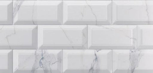 Subway Collection Victorian Carrara Ceramic Tile 10 x 20cm-Delforno-Delforno