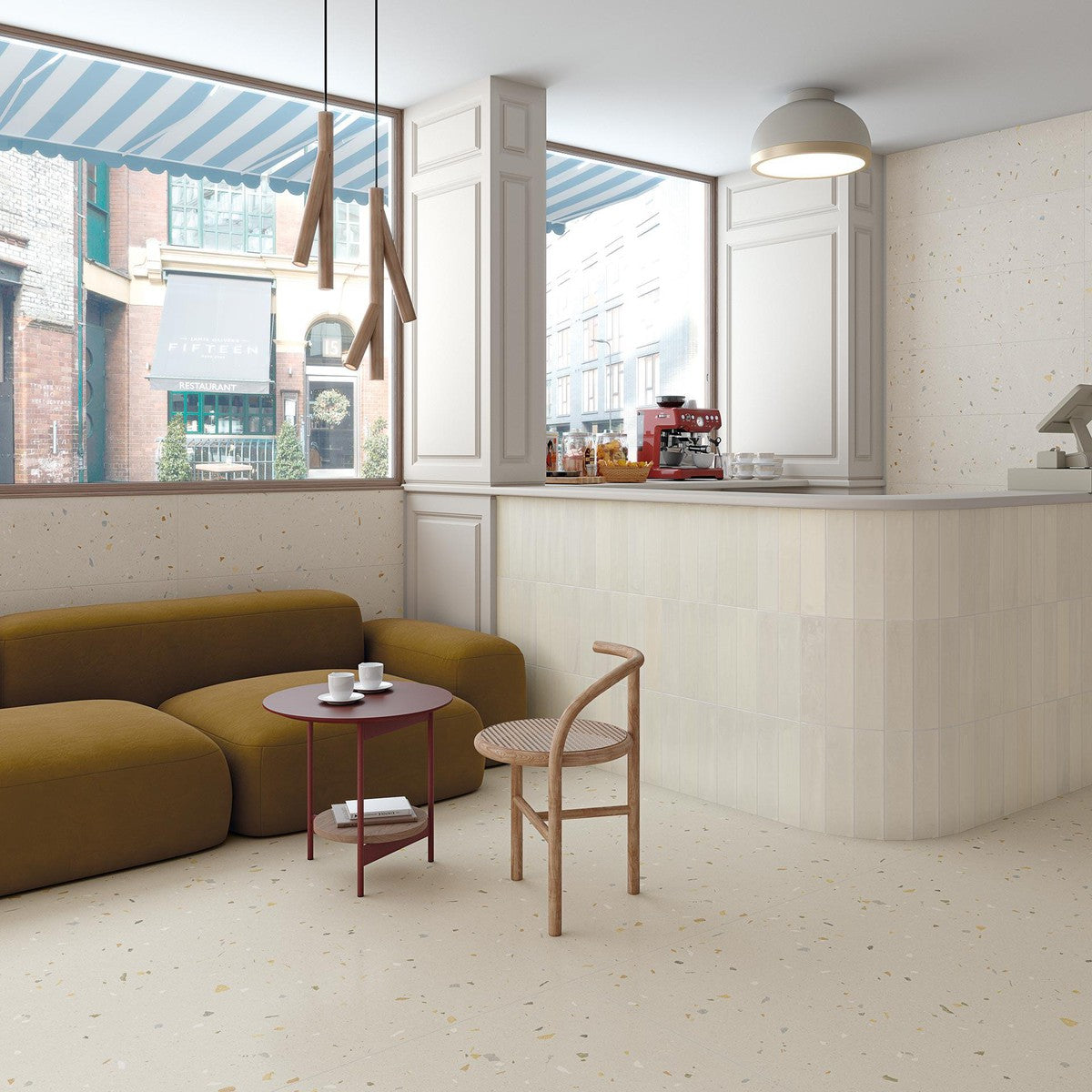Terrazzo Collection Croccante Tutti Glazed Porcelain 60 x 60cm-Delforno Tiles & Timber-Delforno