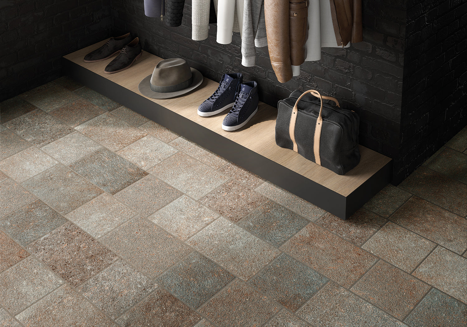 Outdoor Tex Brown Tile 20x30x2cm-Delforno Tiles & Timber-Delforno