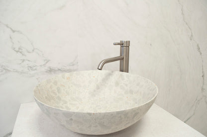 Terrazzo Decorated Countertop Washbasin-Delforno Tiles & Timber-Delforno