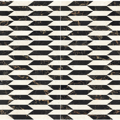Intarsi Warm Gala 3D Satin 60 x 120cm Wall & Floor Tile-Delforno