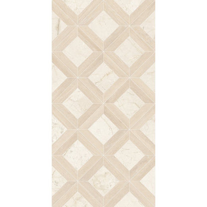 Intarsi Warm Agora 3D Satin 60 x 120cm Wall & Floor Tile-Delforno