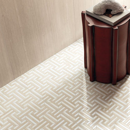 Intarsi Warm Asty 3D Satin 60 x 120cm Wall & Floor Tile-Delforno