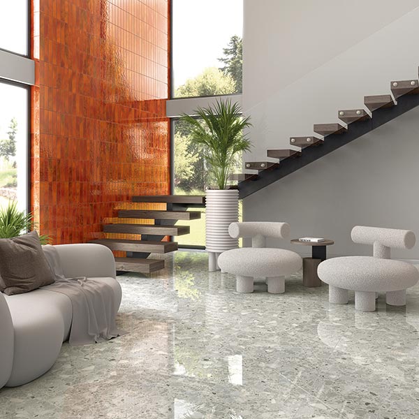 Luca Lava Ceramic Tile 8 x 31.3cm