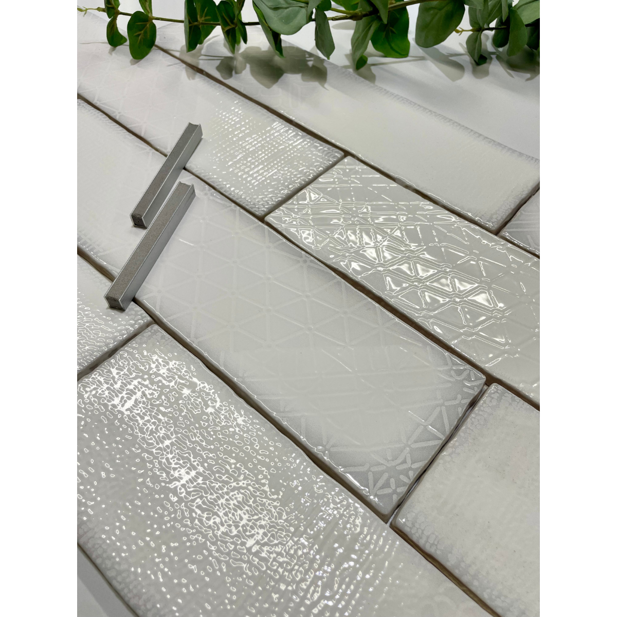 Ante Sardena White Ceramic Tile 7.5 x 30cm-Delforno-Delforno