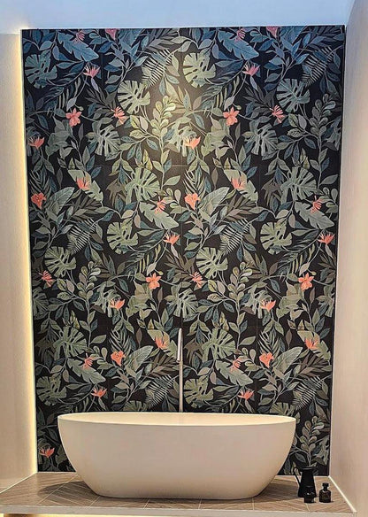 Wonderwall Botanicals Tiffany Pattern Porcelain Tiles 120 x 60cm-Delforno-Delforno