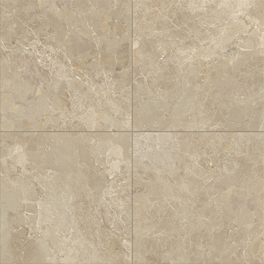 Cosmopolitan Taupe Porcelain Tile 30 x 30cm-Delforno