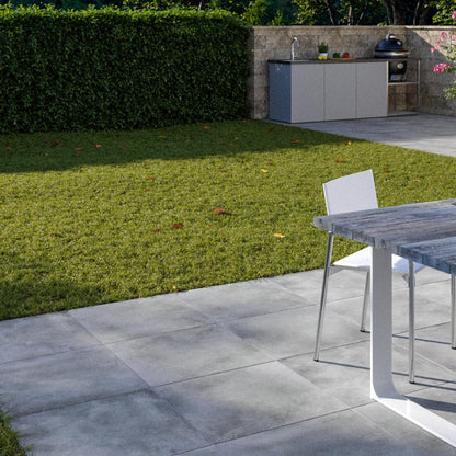 Assen Grey Porcelain Tile 60x60x2cm-Delforno