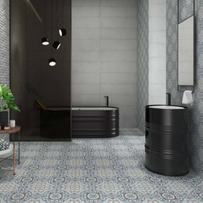 Tango Grey Ceramic Tile 29.7 x 99.5cm-Delforno