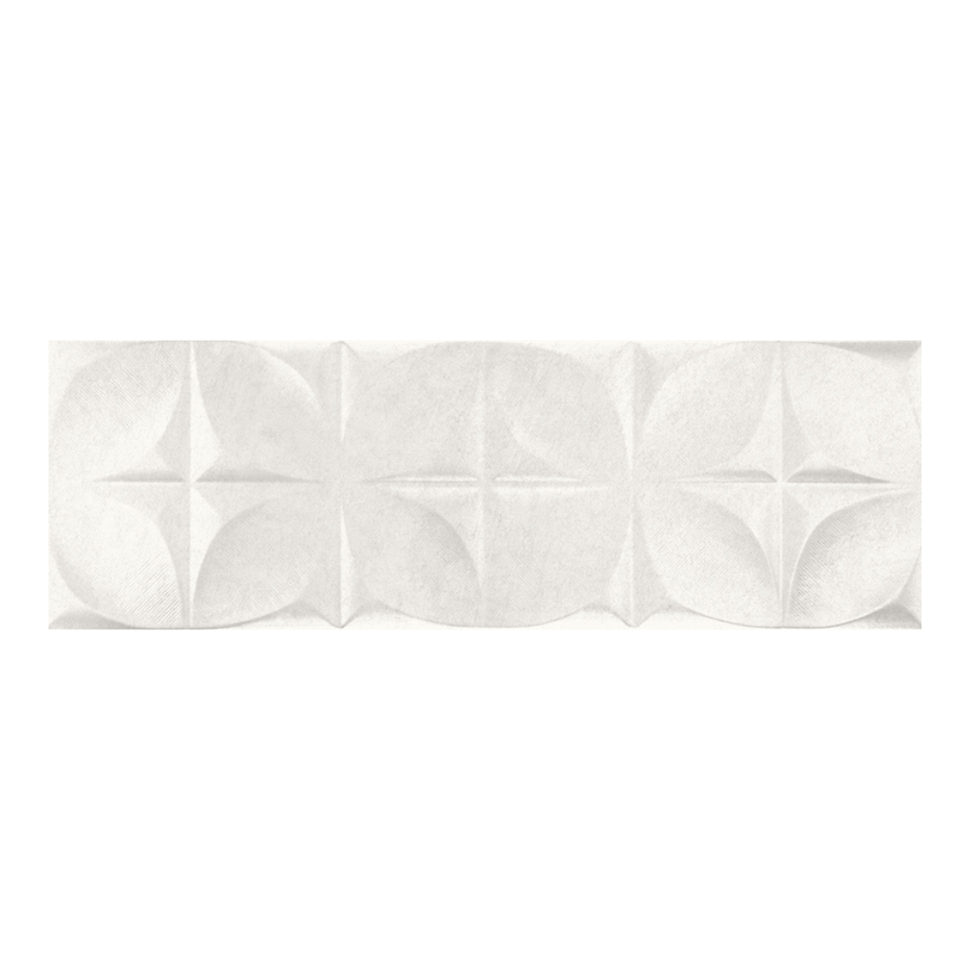 Dixon Ivory Tuck Ceramic Tile 25 x 75cm