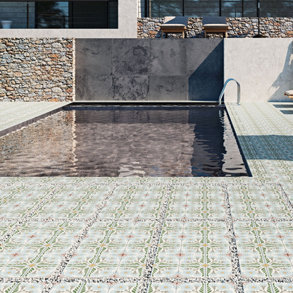 Altea Olive Porcelain Tile 59.2 x 59.2cm-Delforno