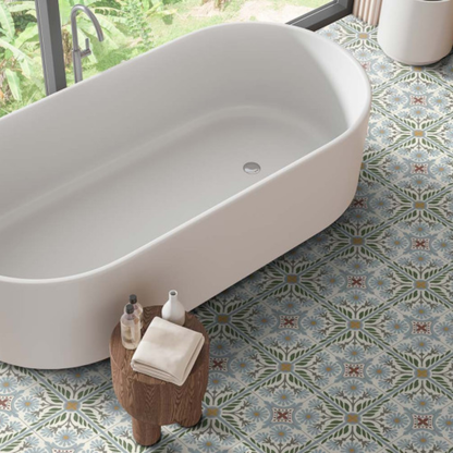 Altea Olive Porcelain Tile 59.2 x 59.2cm-Delforno