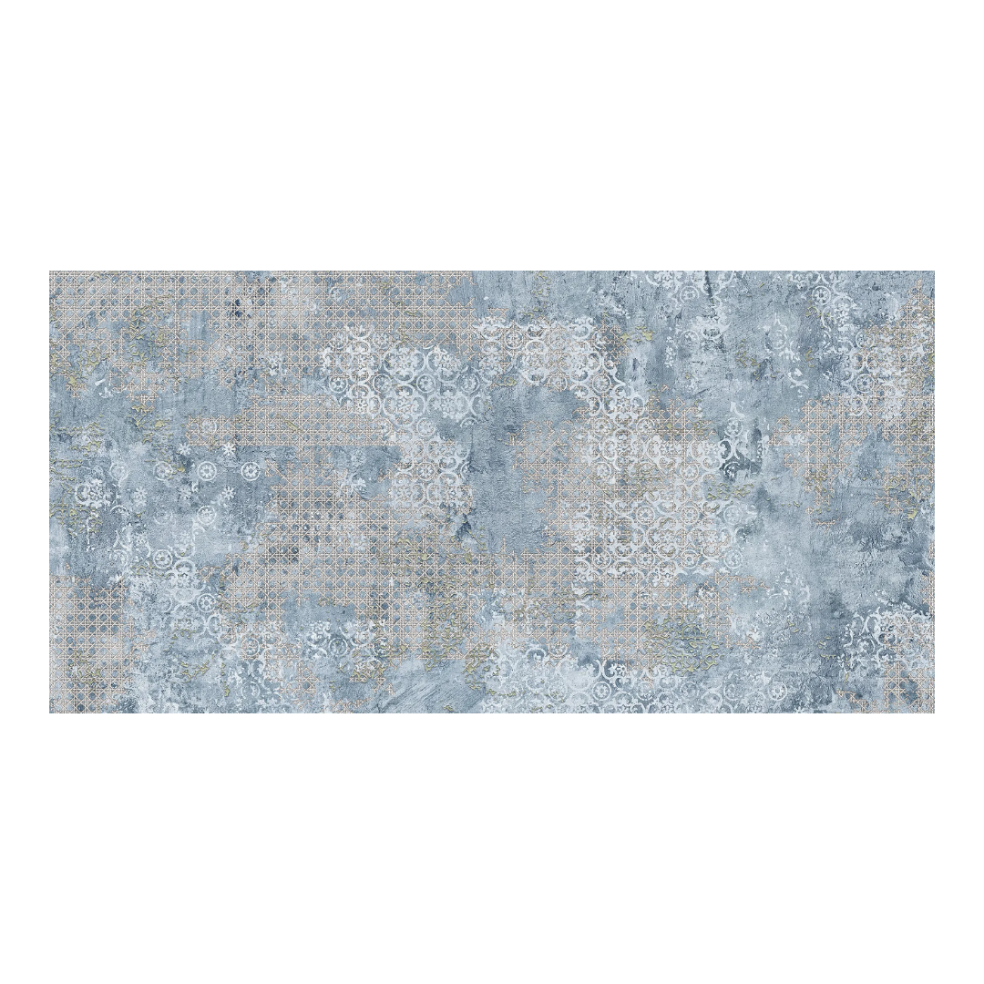 Rug Blue Natural Porcelain Tile 50 x 100cm-Delforno