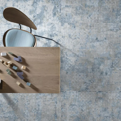Rug Blue Natural Porcelain Tile 50 x 100cm-Delforno