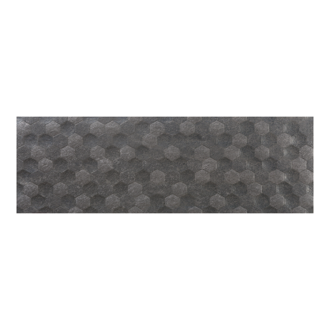 Basalt Hex Antracite Ceramic Tile 29 x 89cm-Delforno