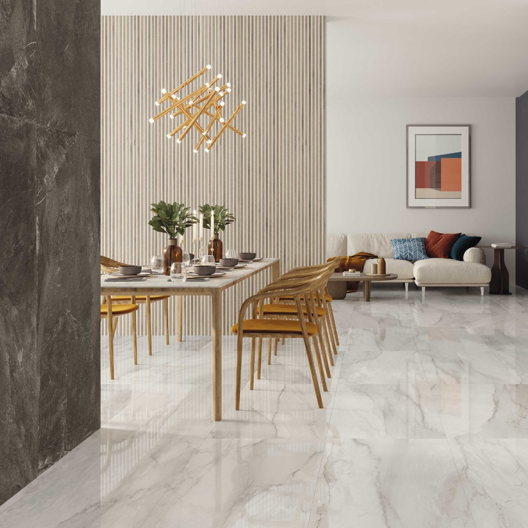 AU Bianco Delicatto Porcelain Tile 60cm x 120cm-Delforno