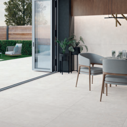Normandie White Porcelain Tile 100 x 100cm
