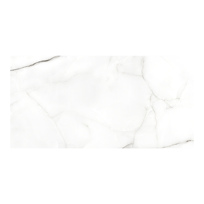 Au Crystal White Polished Porcelain Tile 60 x 120cm-Delforno