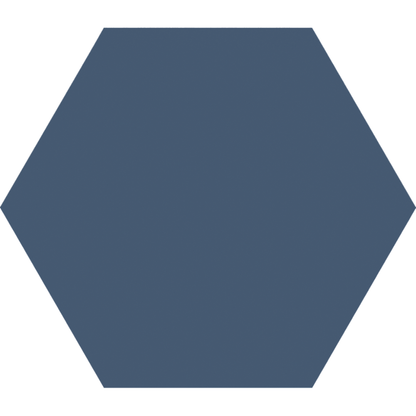 Timeless Marine Hexagon Porcelain Tile 15x17cm