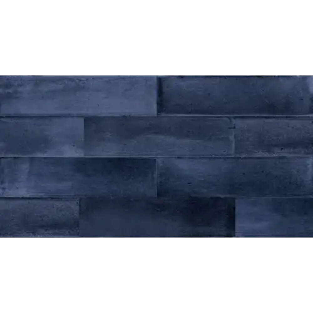 Nala Blue Porcelain Tile 6 x 24.6cm