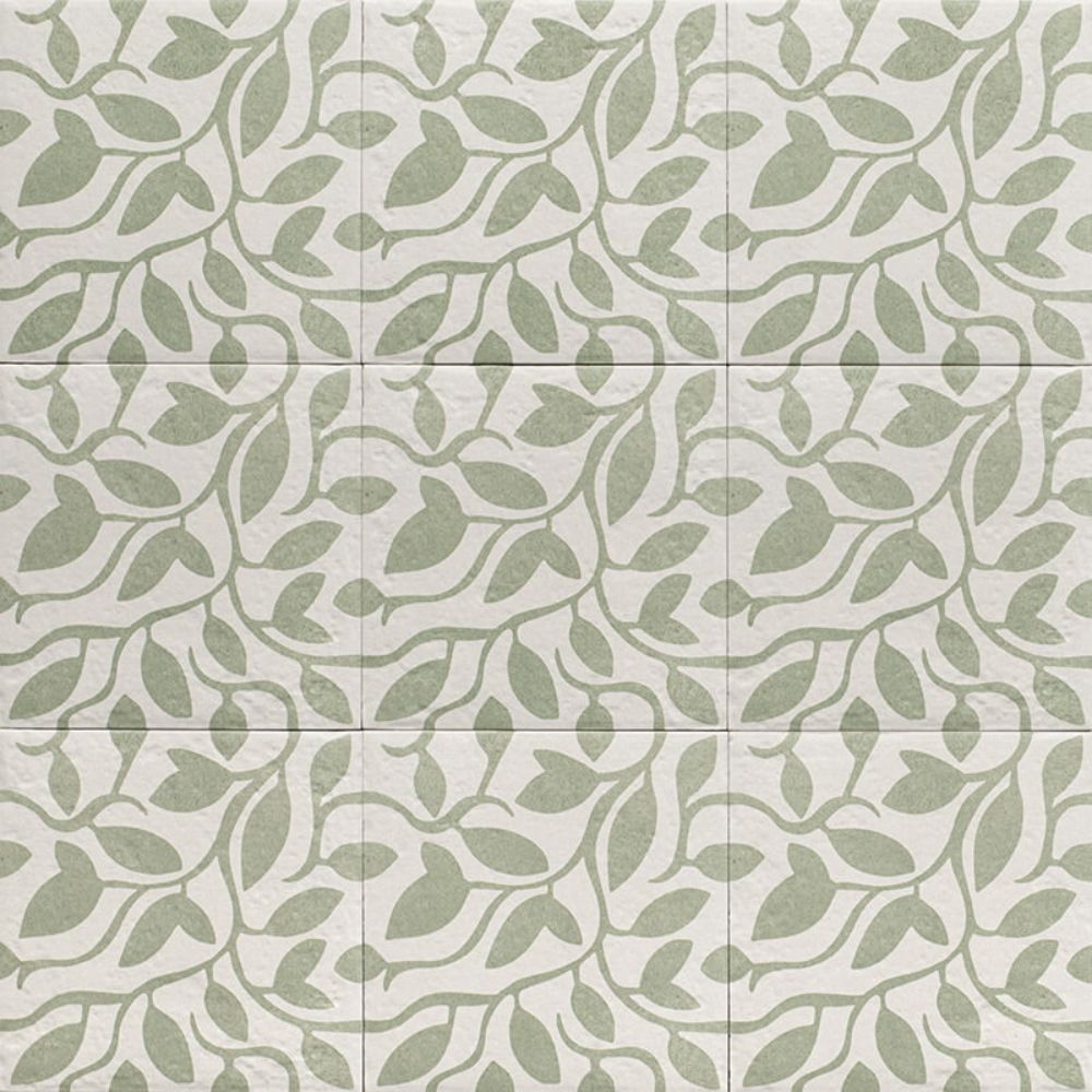 Decor Green Five Matt Porcelain Tile 20 x 20cm-Delforno