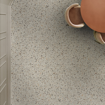 Terrazzo Melody Cream Porcelain Tile 60 x 60cm