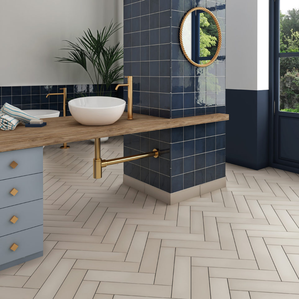 Stromboli Beige Porcelain Tile 9.2 x 36.8cm