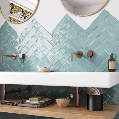 Tribeca Watercolour Porcelain Tile 6 x 24.6cm