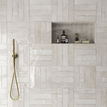 Tribeca Oatmeal Porcelain Tile 6 x 24.6cm