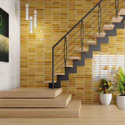 Tribeca Pollen Porcelain Tile 6 x 24.6cm