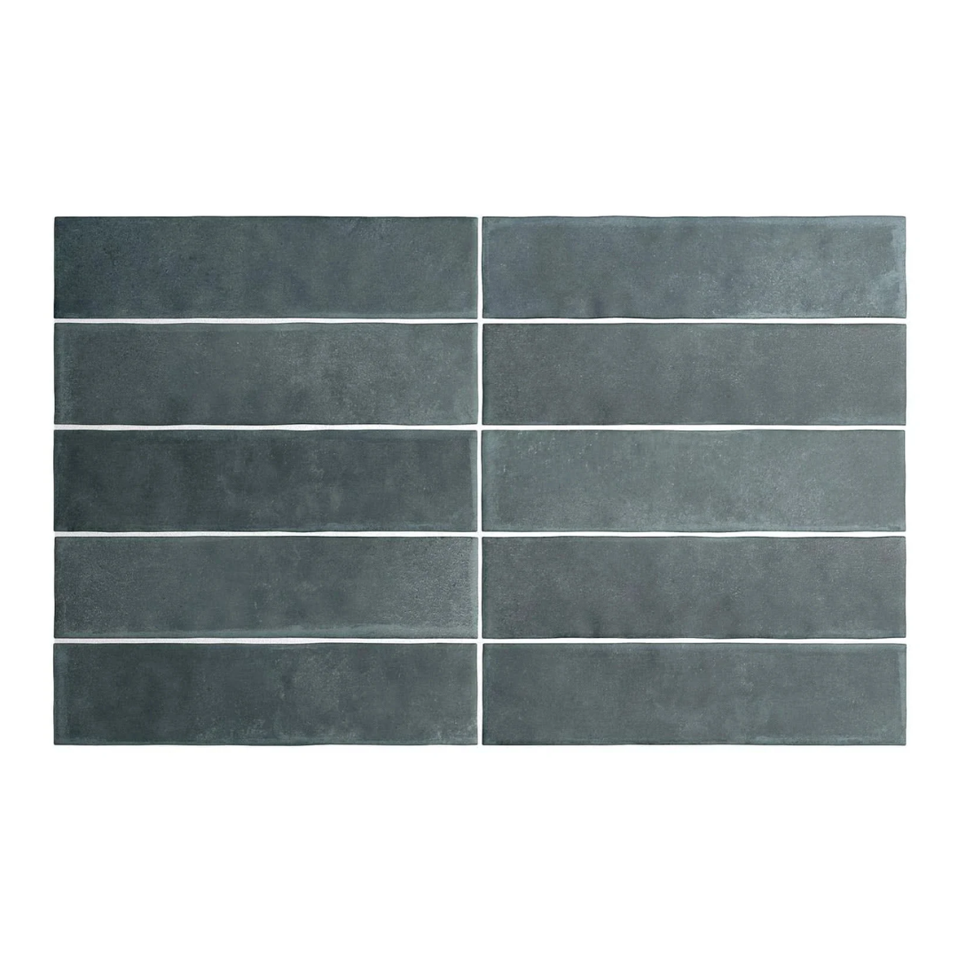 Argile Glacier Porcelain Tile 6 x 24.6cm-Delforno