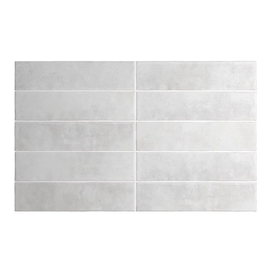 Argile Ice Porcelain Tile 6 x 24.6cm