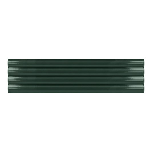 Small Format Costasera Onda Laurel Green Ceramic Tile 5 x 20cm-Delforno