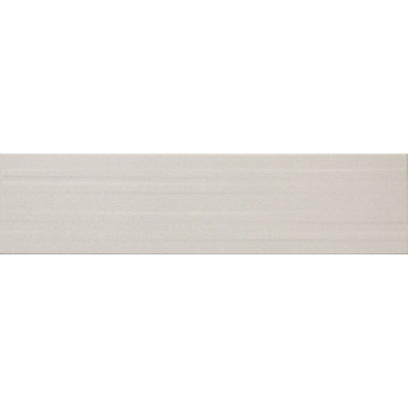 Babylone Jasmine White Porcelain Tile 9.2 x 36.8cm-Delforno
