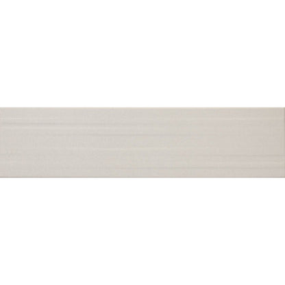 Babylone Jasmine White Porcelain Tile 9.2 x 36.8cm-Delforno