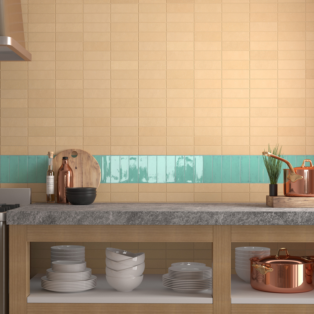 Fango Natural Porcelain Tile 5 x 15cm