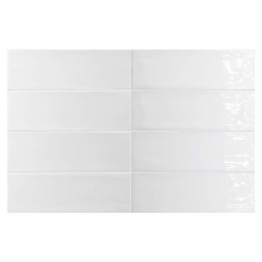 Fango Blanc Porcelain Tile 5 x 15cm