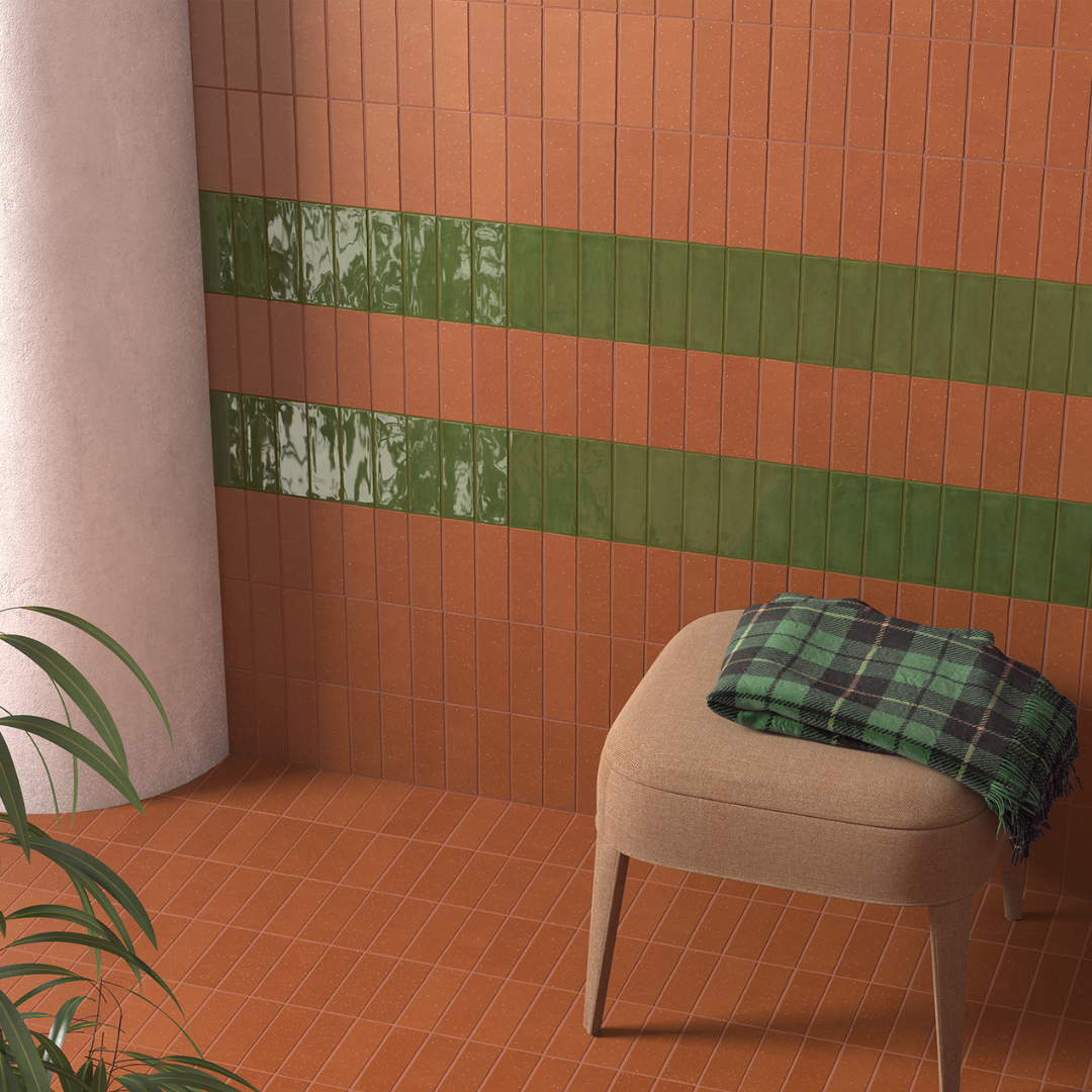Fango Cotto Porcelain Tile 5 x 15cm