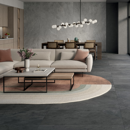 Dark Flow Natural Porcelain Tile 60x120cm