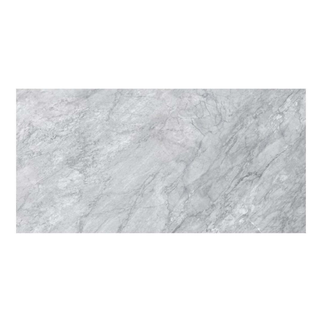 Bardiglio Grey Marble Effect Porcelain Tile 75.5 x 151cm-Delforno