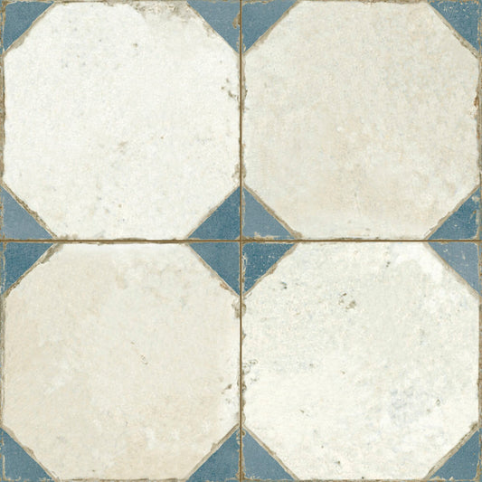 FS Yard Blue Ceramic Tile 45 x 45cm