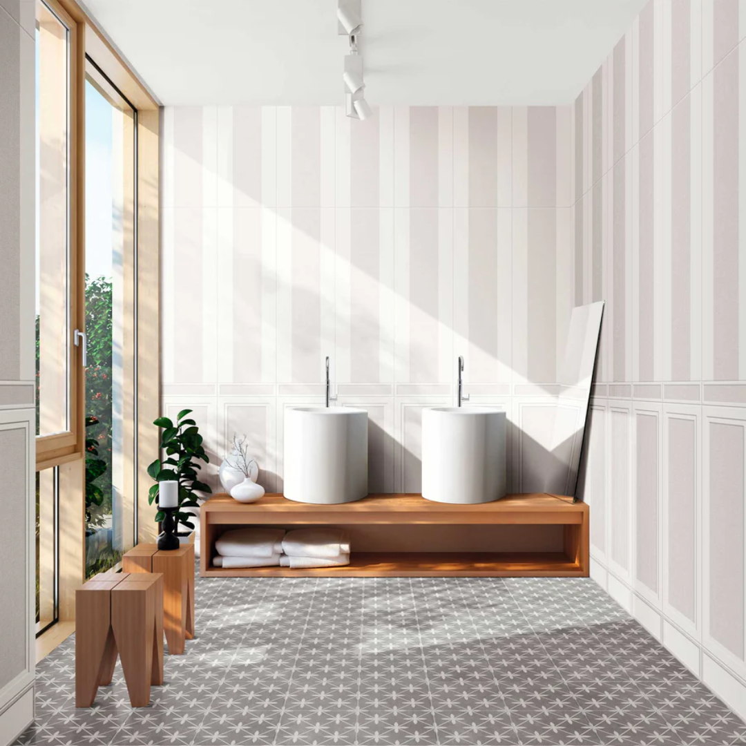 Star Grey Porcelain Tile 45 x 45cm-Delforno